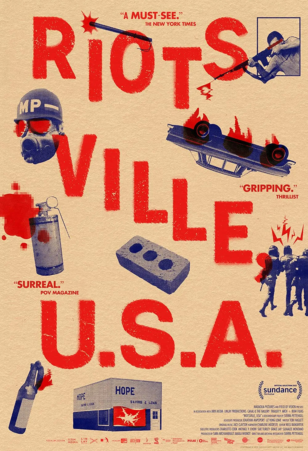 Official poster of <b><i>Riotsville, USA</i></b>