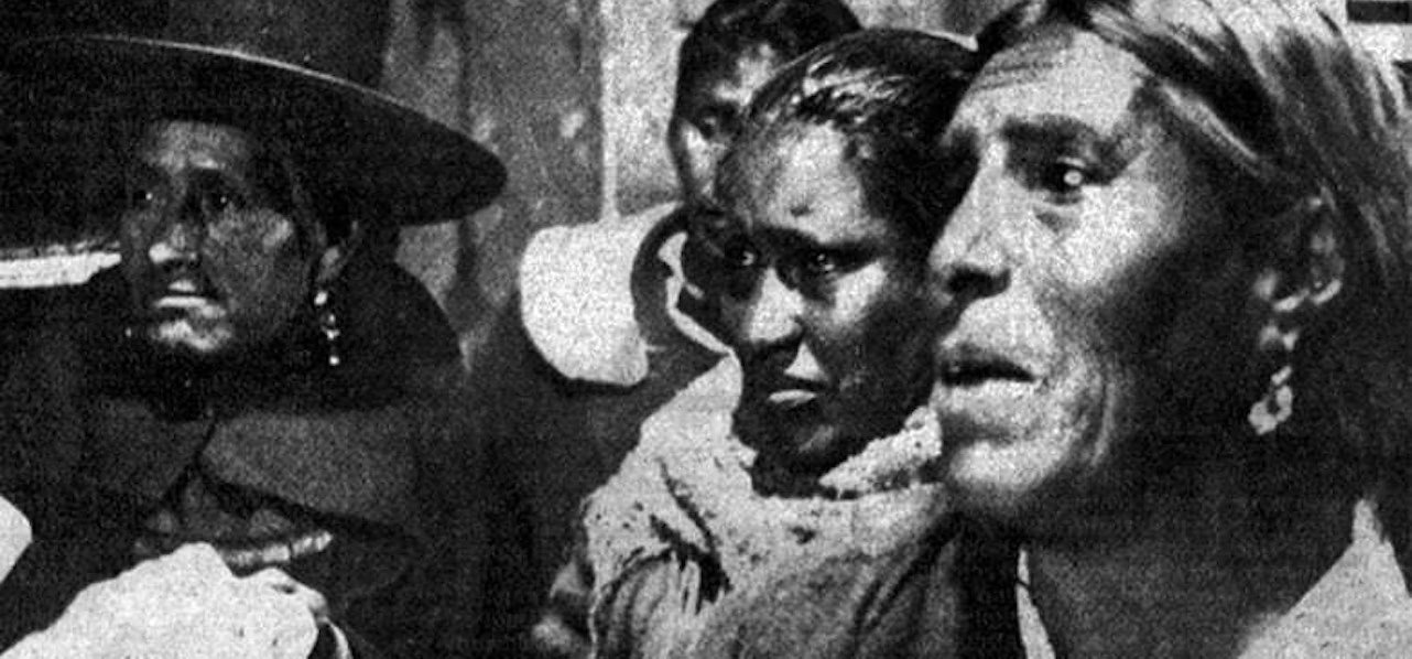 From the film <b><i>Courage of the People</i></b> (dir.Jorge Sanjinés Aramayo, Grupo Ukamau, 1971) Source Film Fest Gent
